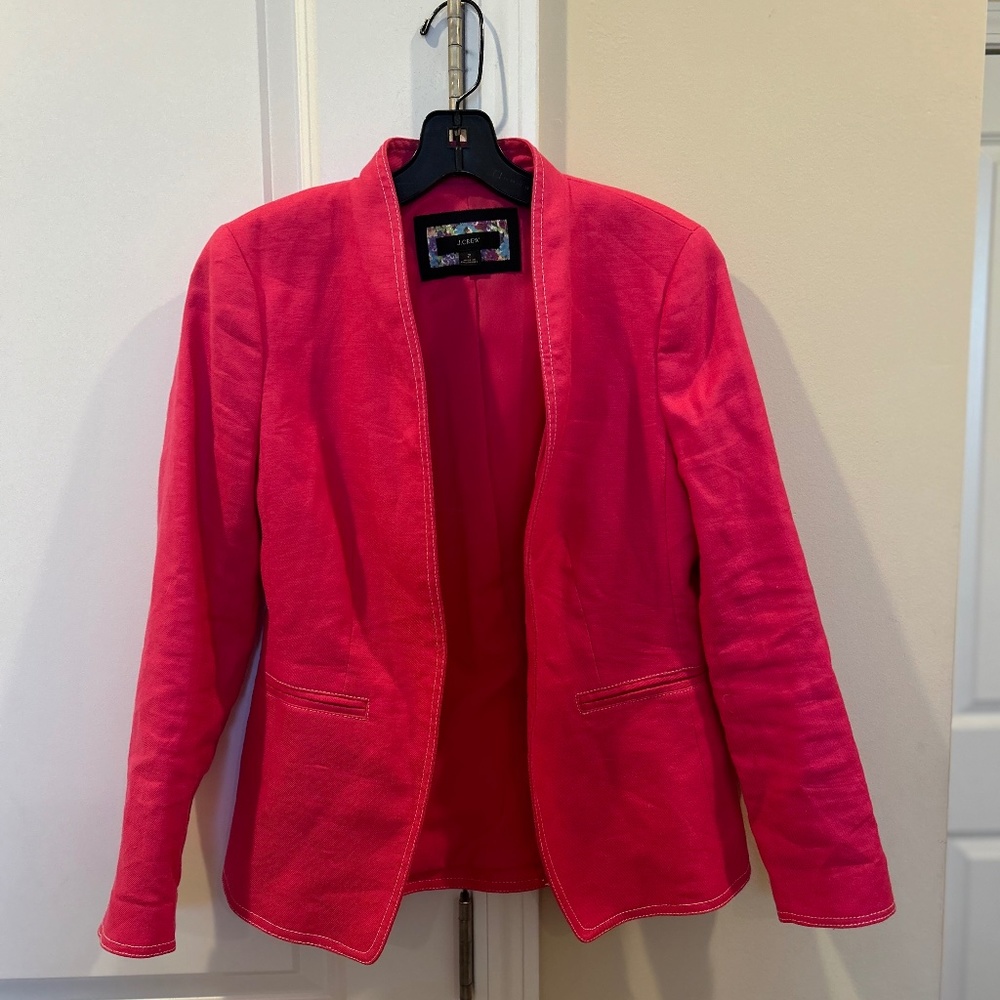 J crew size 2 pink jacket